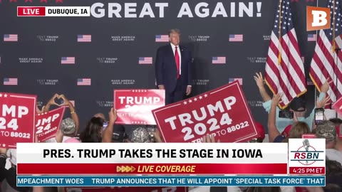 LIVE: Donald Trump Delivering Remarks in Iowa...