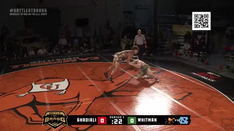 Taye Ghadiali vs Brandon Whitman NCAA Wrestling