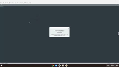 How to install Sublime Text on a Chromebook