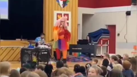 DRAG #PRIDE Infiltrated Canadian "education" for elementary aged children! - Canada Day And Veterans Day Doesn't Even Get This Kind Of Hype!