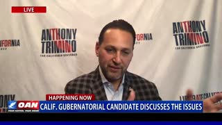 Calif. gubernatorial candidate discusses the issues