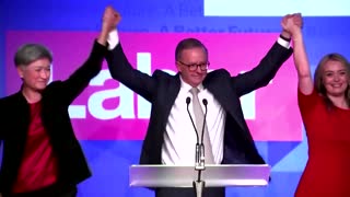 Anthony Albanese claims victory in Australian election