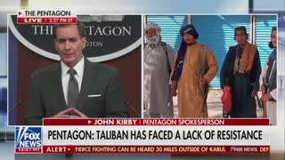 Pentagon Spokesperson DODGES When Asked About Taliban In Kabul