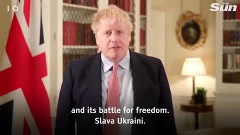 British Prime Minister Boris Johnson says that "Putin must be defeated".