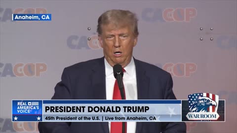 President Donald Trump Blasts Democrats For Cheating And Desecrating California