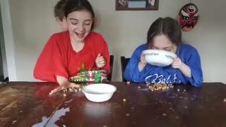 The Hocherl family's cereal eating Challenge