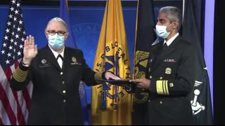 Rachel Levine is sworn in as four-star admiral