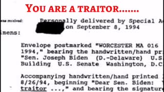 1994 Letter from JFK Jr to Senator Joe Biden