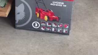 Setting up a lawnmower
