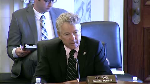 Dr. Rand Paul Commends Kentucky Small Business Owners in Senate Hearing - July 27, 2022