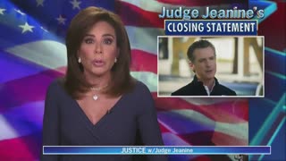 Judge Jeanine RIPS Gavin Newsom