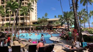 Festive Poolside Celebration, Independence Day, Waikiki