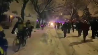 Vid: Canada Police Fine People Being out Past 10PM Covid Curfew