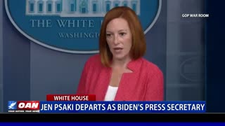 Jen Psaki departs as Biden's press secretary
