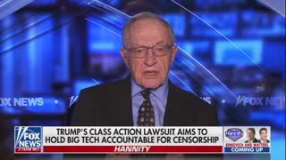 Dershowitz on Trump Lawsuit: "The First Amendment Is On Trial"