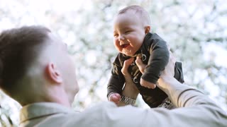 Father And Child Having Happy