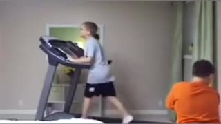 Treadmill Fails. People falling and failing on a treadmill.