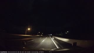 Man Almost Hit by Truck Driver on Interstate