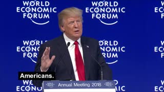 WOW Donald Trump Speaks at Davos 2018