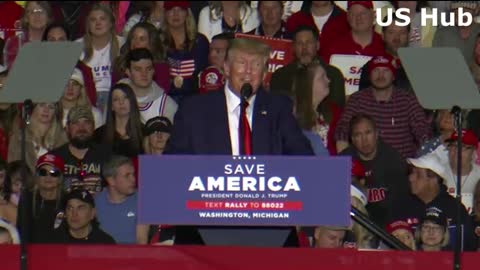 Trump Speech at Save America Rally in Washington Township, Michigan