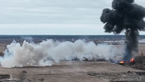 Stunning Video of Russian Helicopter Shot Down in Ukraine