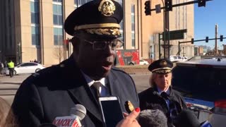 St. Louis City police chief asks the public to pray for the two officers shot