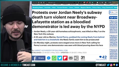 Leftists JUMP ON TRAIN TRACKS, Riots ERUPT In NYC Over Jordan Neely Despite PROOF Marine Is INNOCENT
