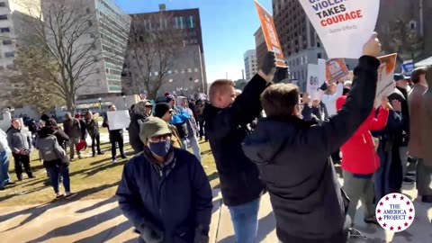 #ElectionVictory PROTEST IN MICHIGAN AGAINST THE GOVERNOR AND HER GUN LAWS: The Michigan governor Whitmer supports the confiscating of guns.