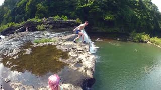Jump and Dive into Water