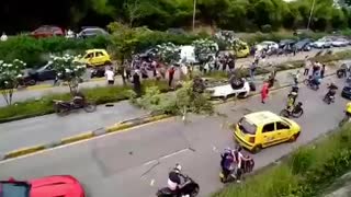 Grave accidente este domingo en la autopista Floridablanca - Bucaramanga