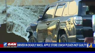 Driver in deadly Mass. Apple store crash pleads not guilty