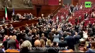 Italian Parlament "Freedom, Freedom, Freedom"