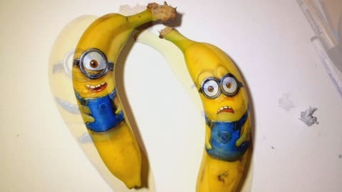 Parenting tip: Create realistic Minions using bananas