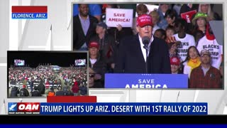Trump lights up Ariz. desert with first rally of 2022