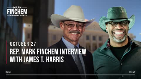 Mark Finchem Interview w/ James T. Harris (11/1/2022)