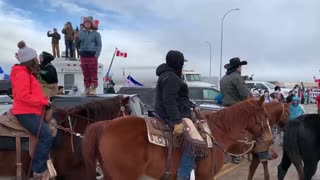 A Hundred Canadian Cowboys Just Showed Up To The Blockade In Alberta