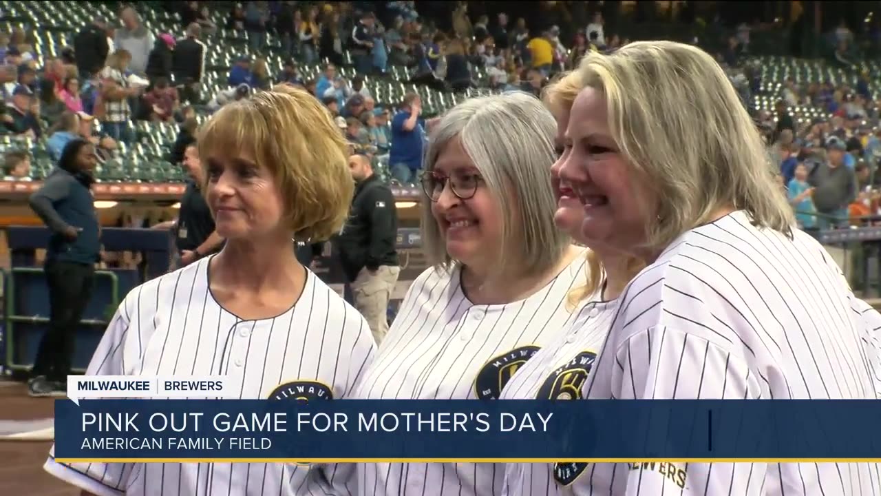 Milwaukee Brewers and Aurora 'Think Pink' for Mother's Day weekend