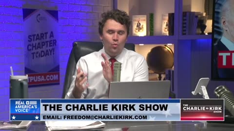 Jack Posobiec to Charlie Kirk: "They want you riled up. They want you terrified."