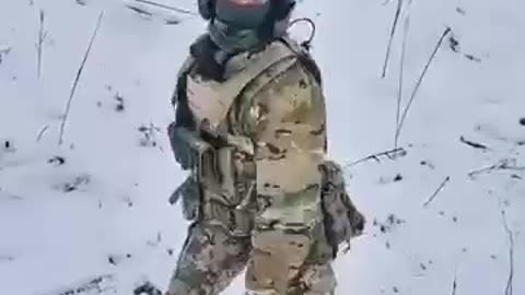Ukrainian Soldier Takes a Break to Dance on TikTok