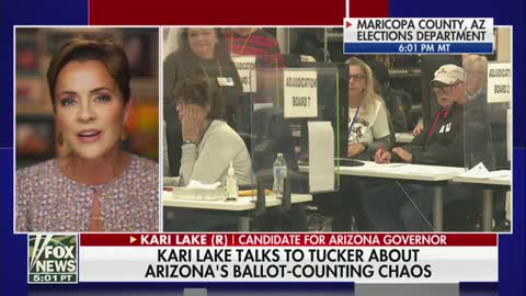 Kari Lake Gives Tucker Carlson Arizona Election Update: '100% Certainty We Will Win'