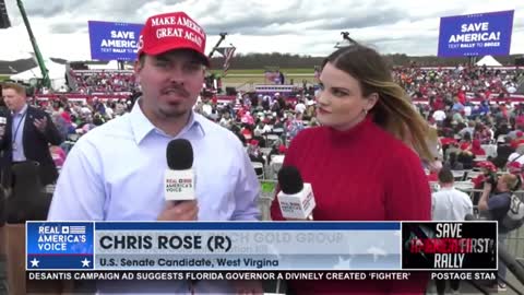Chris Rose Full Interview with RAV at the Save America Rally in Latrobe, PA 11-05-2022