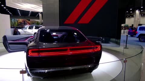 All-electric muscle car features at Detroit Auto Show
