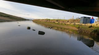 River under a bridge