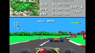 F1 World Championship (Sega Mega Drive) - Australia GP