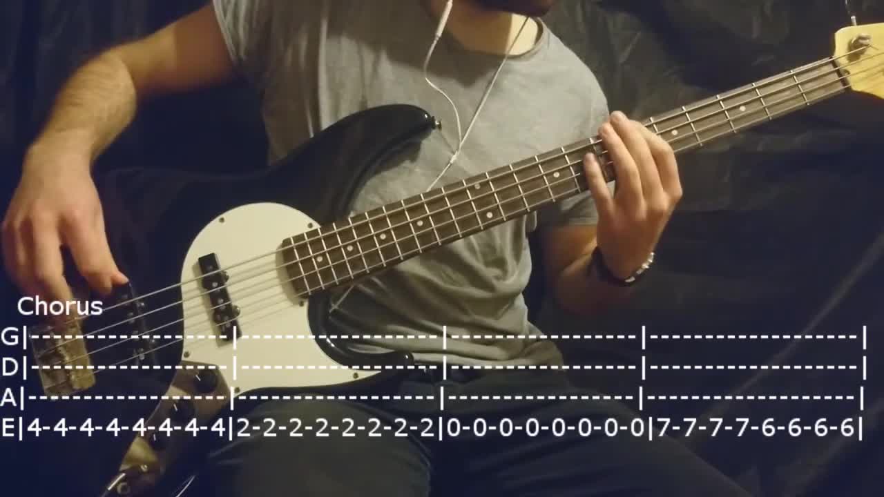 HIM The Funeral Of Hearts Bass Cover(Tabs)