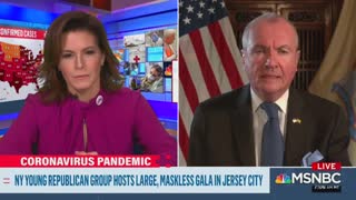 MSNBC Pushes NJ Governor to "Punish" People For Breaking COVID-19 Rules