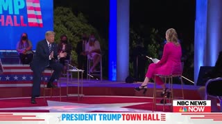 Unhinged NBC "Moderator" Turns Town Hall Into Heated Debate With Trump