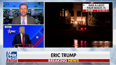 Eric Trump Speaks Out About FBI Raiding Mar-a-Lago on Hannity