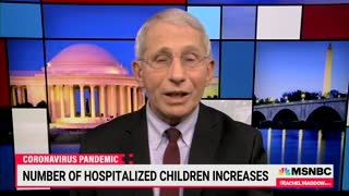 Fauci Admits Many Children Hospitalized With COVID Aren't There Because Of The COVID