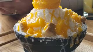 Sweet treat mango snow
